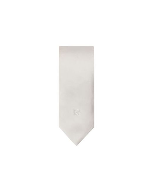 Dolce & Gabbana Silk tie with DG logo