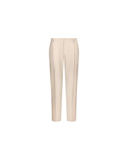 Dolce & Gabbana Linen pants with stretch waistband
