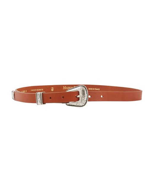 Maison Boinet Western leather belt