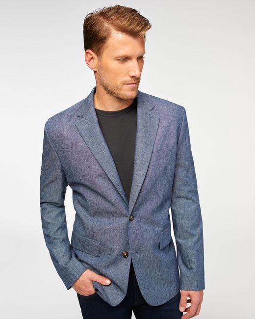 7 For All Mankind Notch Lapel Suit Jacket