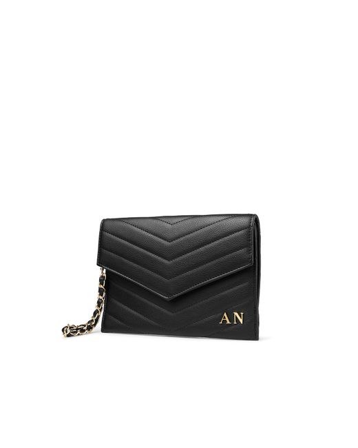 Abbott Lyon Personal /Gold Quilted Envelope Clutch