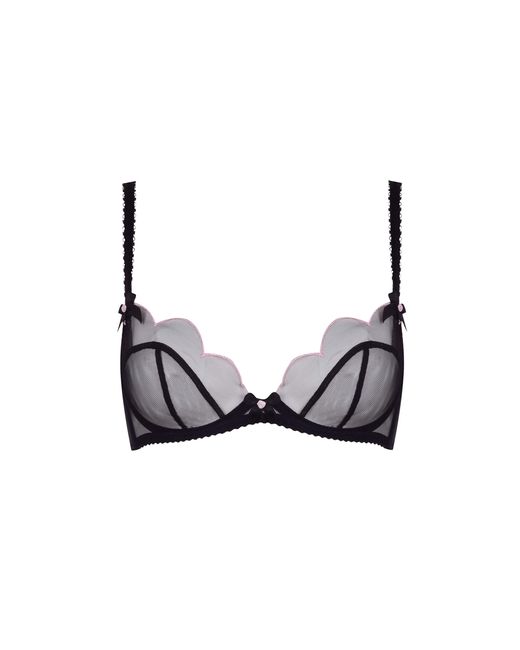 Agent Provocateur Lorna Bra In With Pink Trim