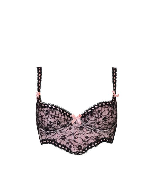 Agent Provocateur Gracelyn Plunge Underwired Bra And Pink