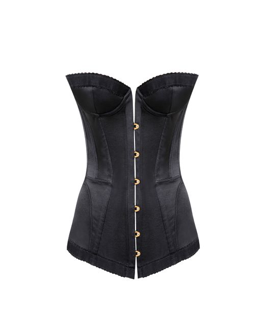 Agent Provocateur Mercy Corset In Satin With Padded Cups