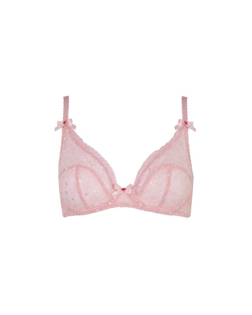Agent Provocateur Dorotia High Apex Underwired Bra In Embroidered Lace