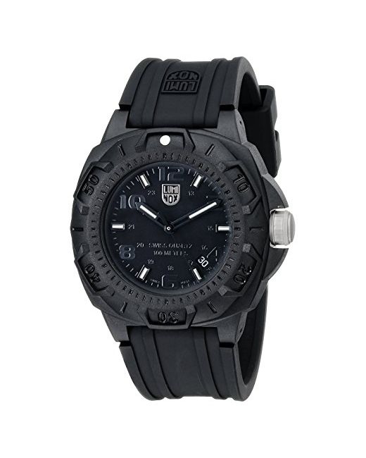 Luminox Sentry 0200 Blackout With Rubber Band Watch