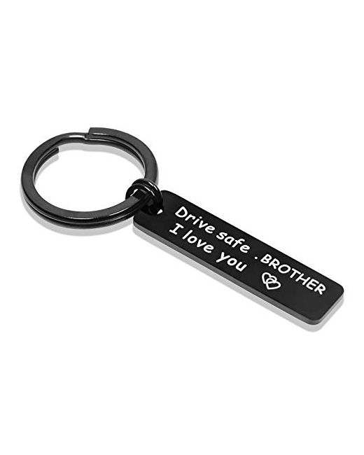 Elechobby Black Keyring Drive Safe Keychain I Love You Keychains Gift For Trucker Stocking Stuffer
