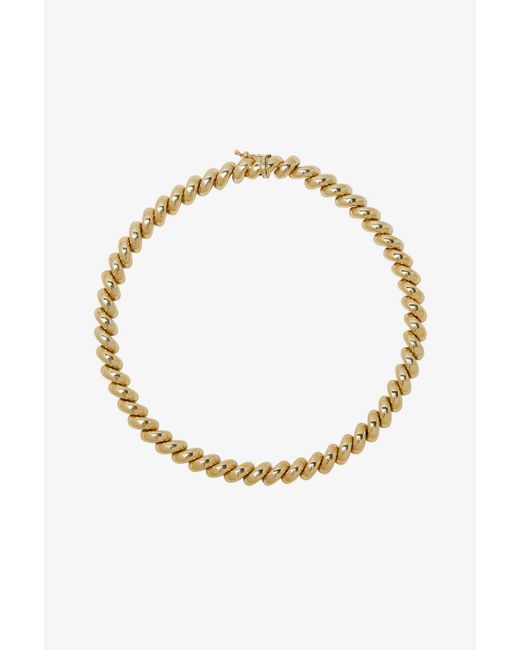 Anine Bing Spiral Necklace in