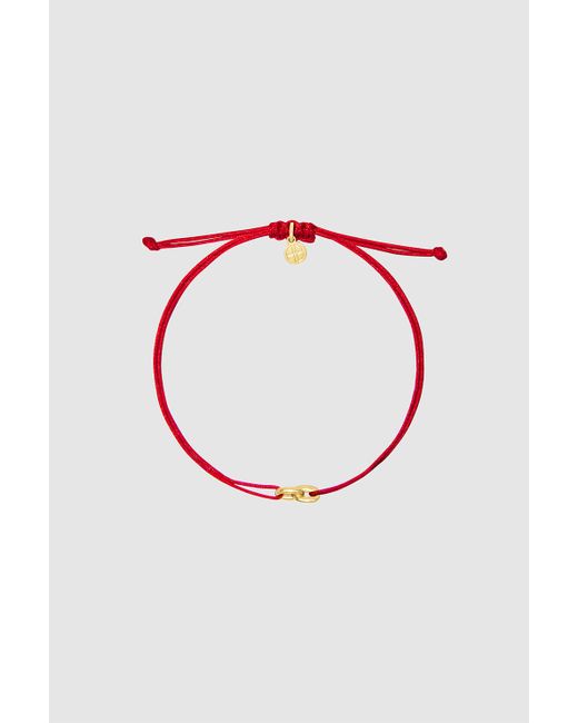 Anine Bing String Link Bracelet in And Red