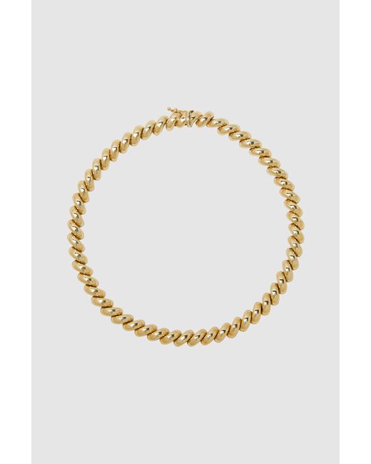 Anine Bing Spiral Necklace in