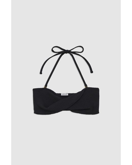 Anine Bing Bikini Top in Black