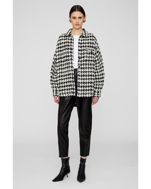 Anine Bing Sloan Jacket in And White