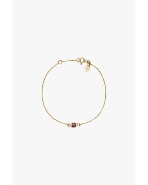 Anine Bing Ruby Chain Bracelet Gold