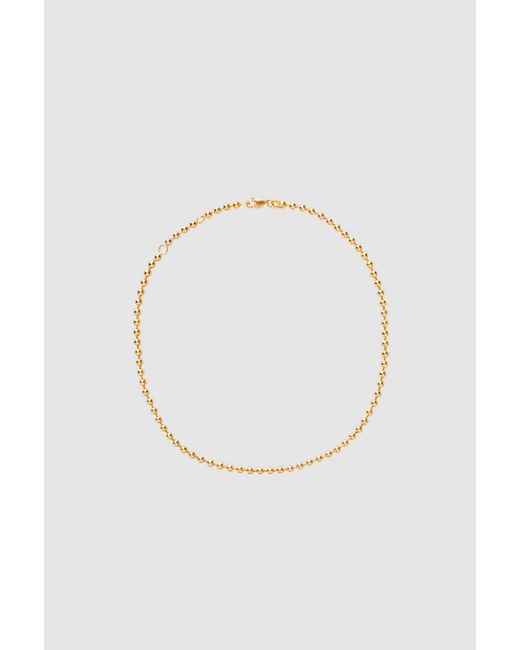 Anine Bing Beaded Necklace 14k Gold
