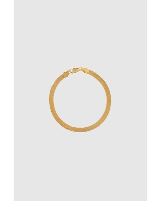 Anine Bing Ribbon Coil Bracelet 14k Gold