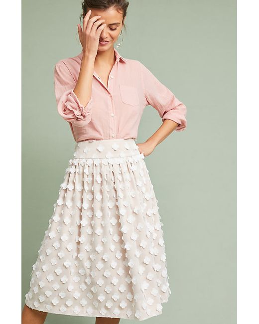 Eliza J Textured Tulle Skirt Size