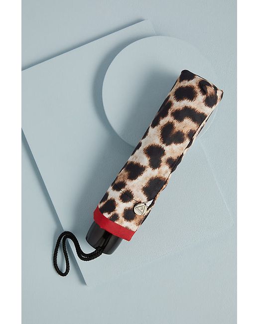 Fulton Small Leopard-Print Umbrella