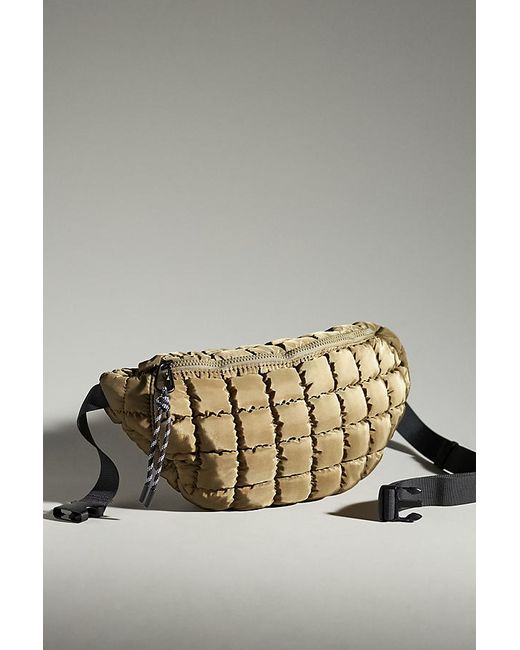 By Anthropologie Quilted Nylon On The Go Crossbody Belt Bag