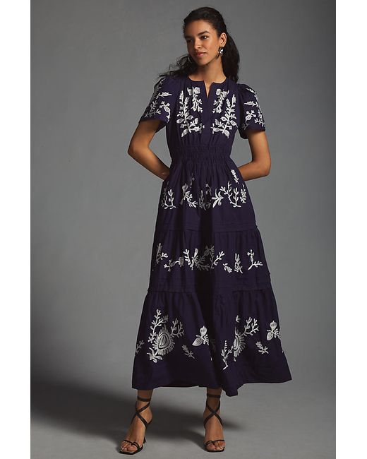 The Somerset Collection by Anthropologie The Somerset Maxi Dress Embroidered Edition