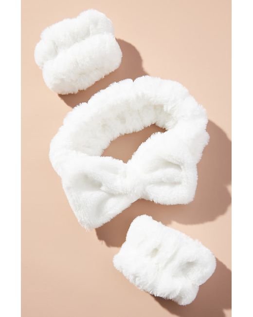 By Anthropologie Faux Fur Bow Headband