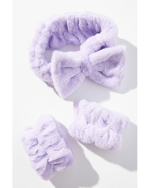 By Anthropologie Faux Fur Bow Headband