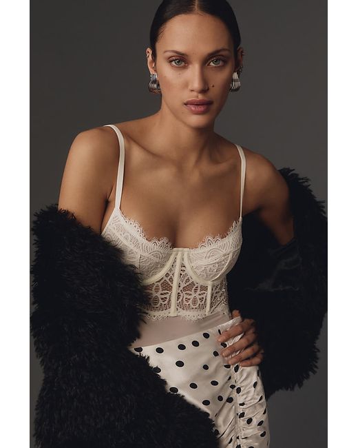 By Anthropologie Hourglass Lace Bodysuit