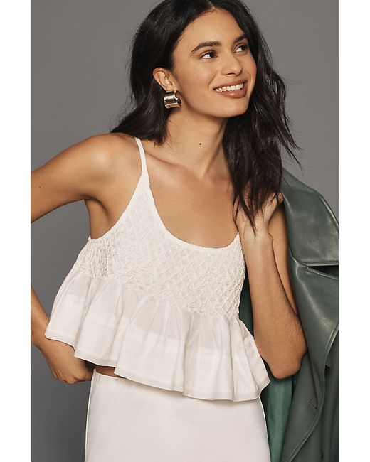 By Anthropologie Smocked Swing Tank Top