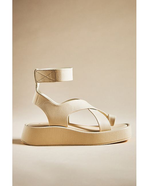 By Anthropologie Toe-Loop Gladiator Platform Sandals