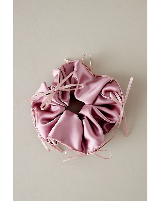 Anthropologie By Large Silk Bow Hair Scrunchie
