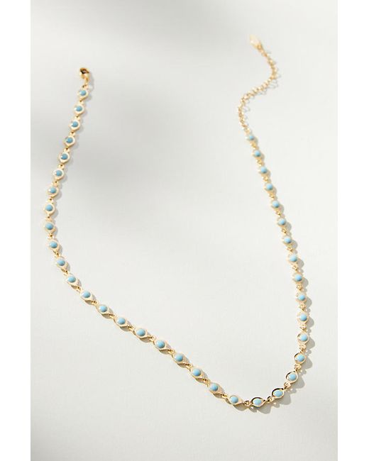 Serefina Gold-Plated Colourful Gem Necklace