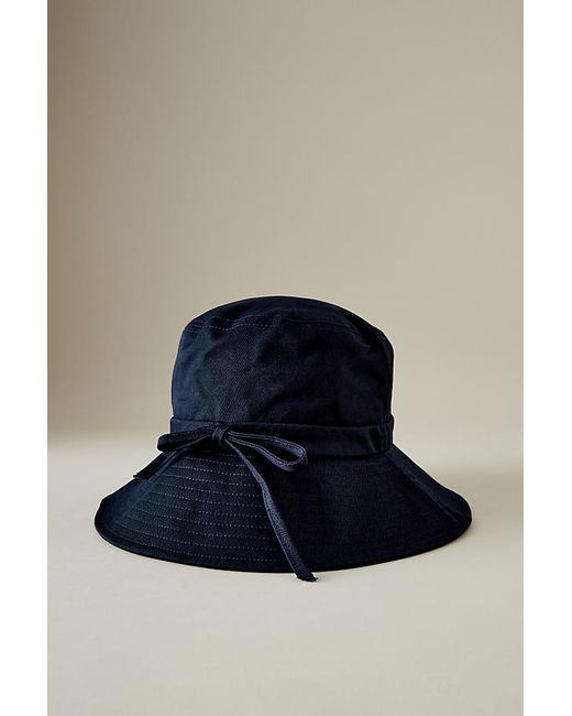 By Anthropologie Bow-Detail Cotton Bucket Hat