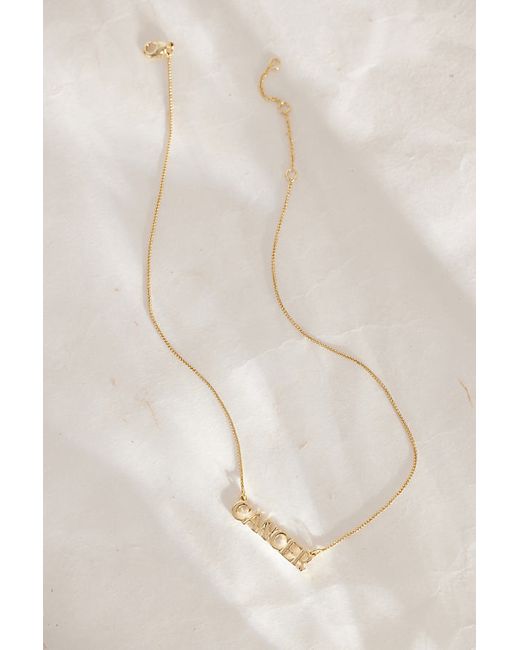 Anthropologie Word Necklace