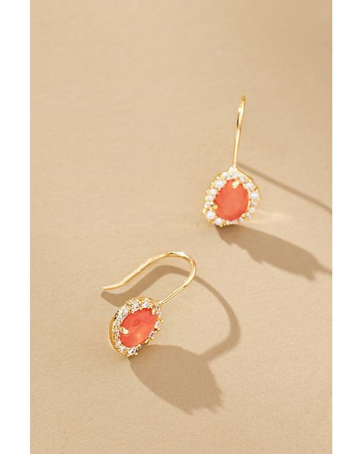 By Anthropologie Gold-Plated Small Rebirth Drop Earrings