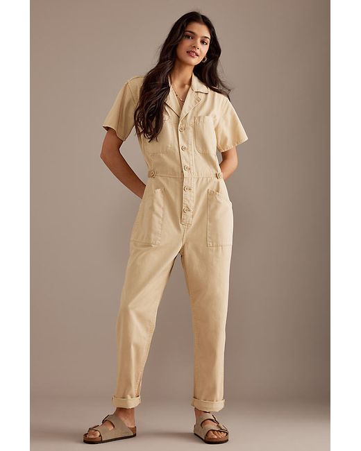 Pistola Grover Collared Button-Front Jumpsuit