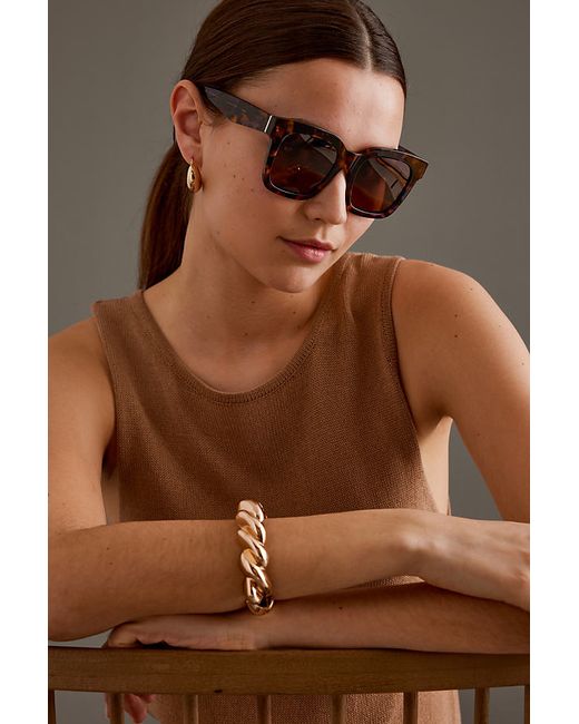 By Anthropologie The Betsy Oversized Polarised Sunglasses