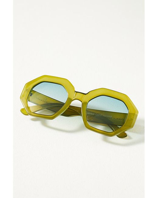 By Anthropologie Oversized Geo Sunglasses