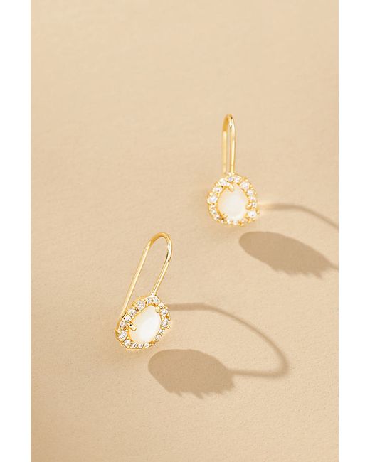 By Anthropologie Gold-Plated Small Rebirth Drop Earrings