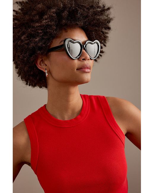 Anthropologie Jimmy Fairly Coeur Sunglasses