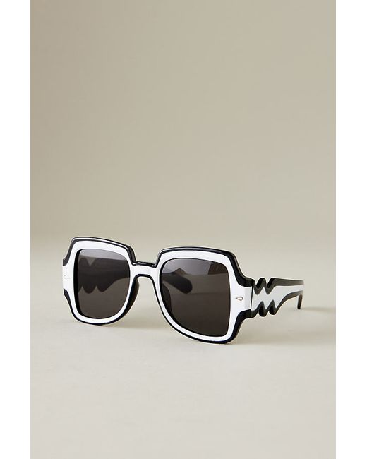 Anthropologie Squiggle Arm Sunglasses