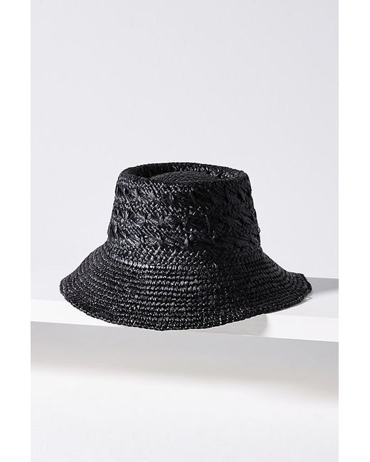 Wyeth Double-Weave Straw Bucket Hat