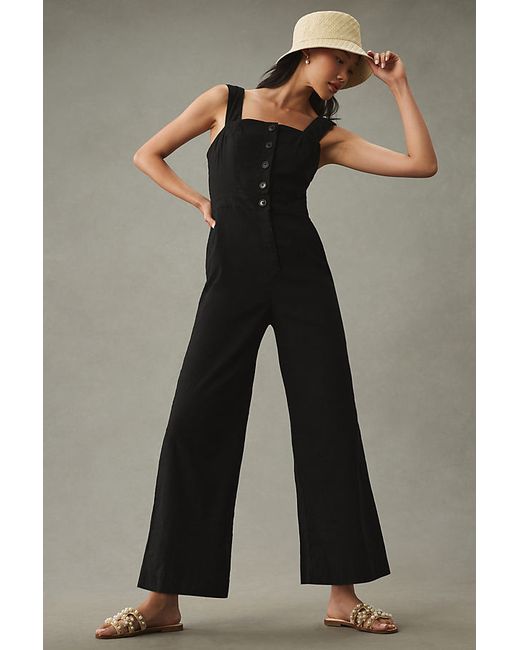 Maeve The Portside Button-Front Jumpsuit by