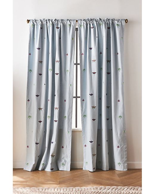By Anthropologie Bexley Embroidered Curtain