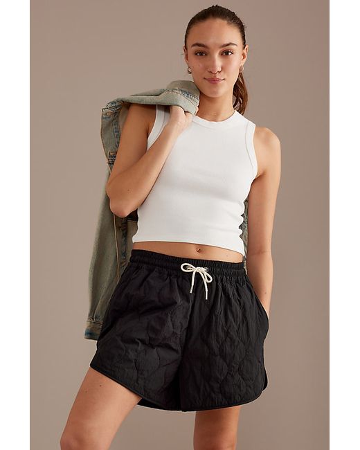 Varley Connell Quilted Pull-On Shorts