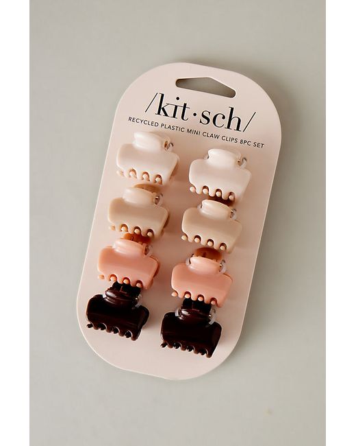 Kitsch Mini Puffy Hair Claw Clips Set of 8