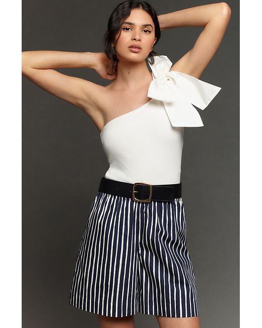 Sunday in Brooklyn One-Shoulder Bow Top