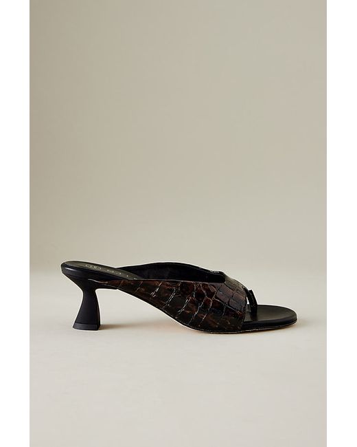 Miista Palmira Leather Toe-Strap Heeled Sandals
