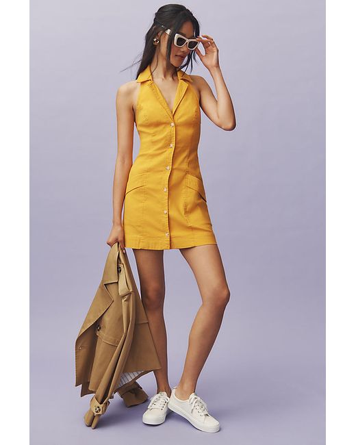 Maeve Sleeveless T-Back Mini Blazer Dress