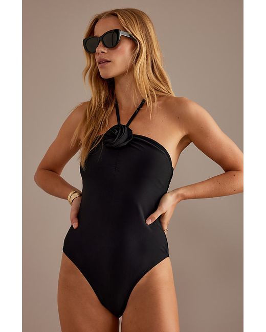 4th & Reckless Palma Halter One-Piece Swimsuit