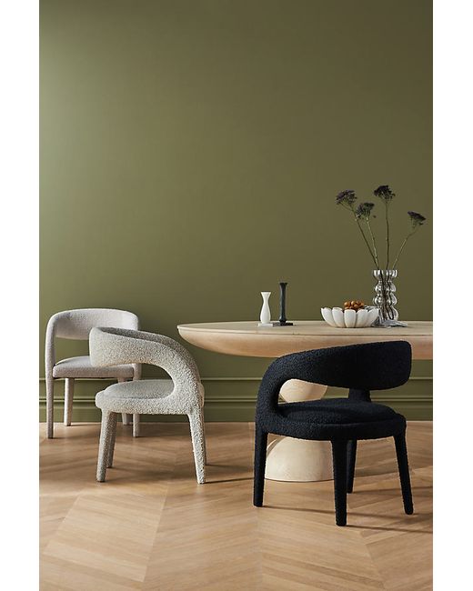 Anthropologie Boucle Hagen Dining Chair