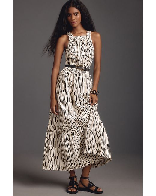 The Somerset Collection by Anthropologie The Somerset Maxi Dress Poplin Halter Edition